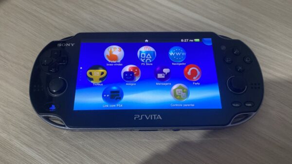 Console portátil PSVita OLED com Caixa e Manuais - Image 3